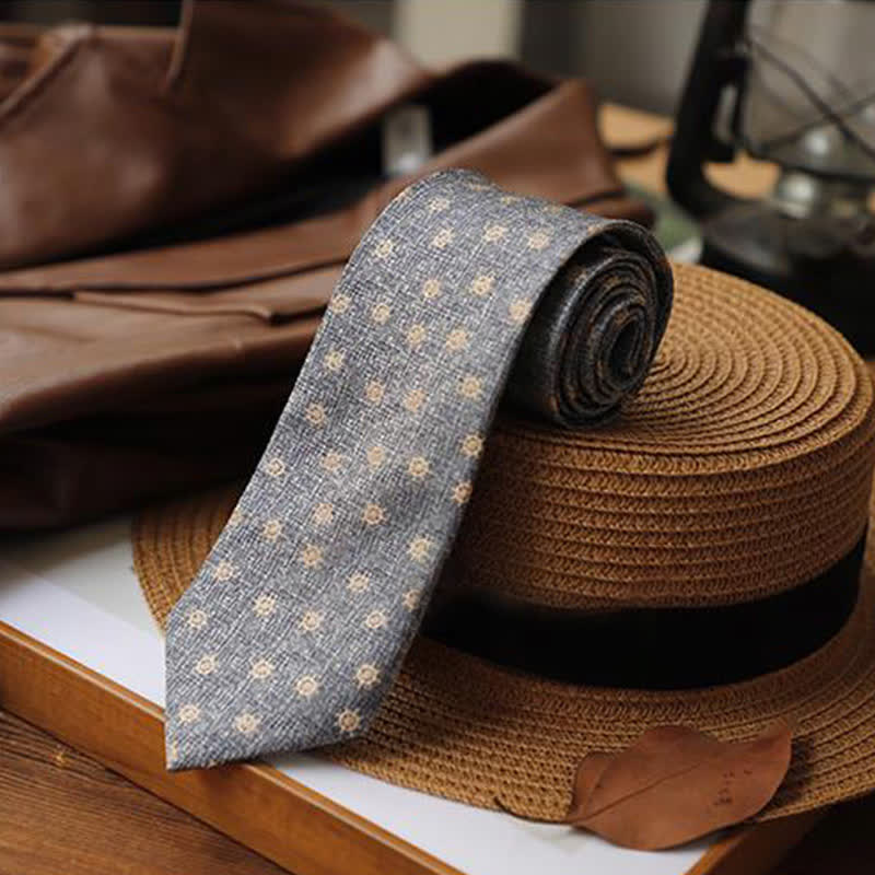 Cravate de navigation pour homme avec ancre de bateau et barre