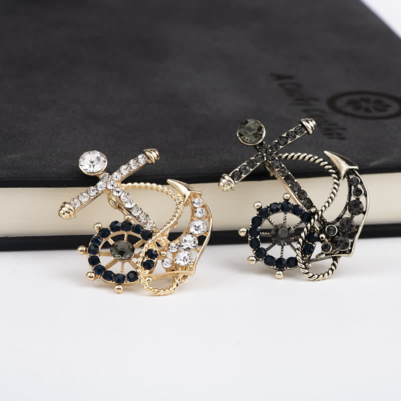 Broche ancre de marine pour homme - image 2