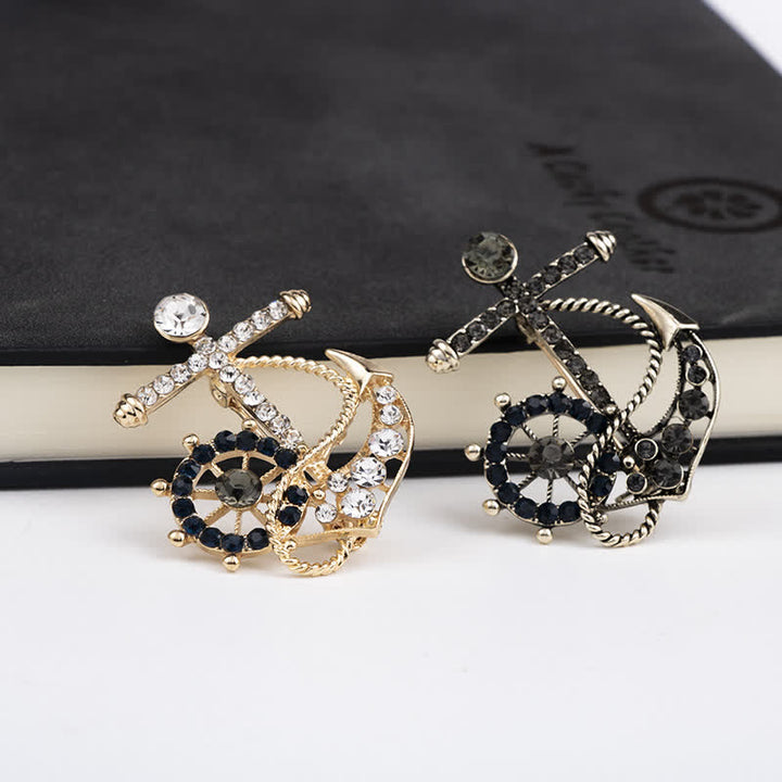 Broche ancre de marine pour homme - image 2