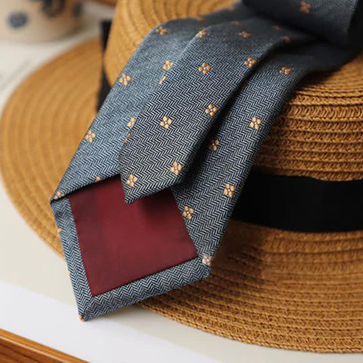 Lot de 2 pochettes de costume à motif mini vintage pour homme