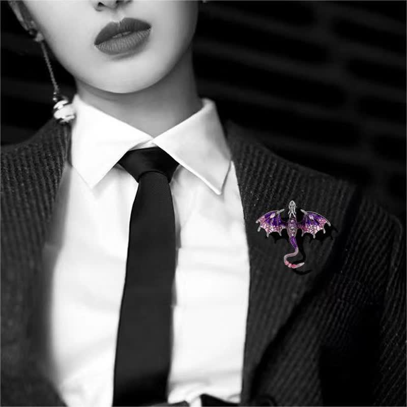 Broche unisexe Legand Flying Dragon