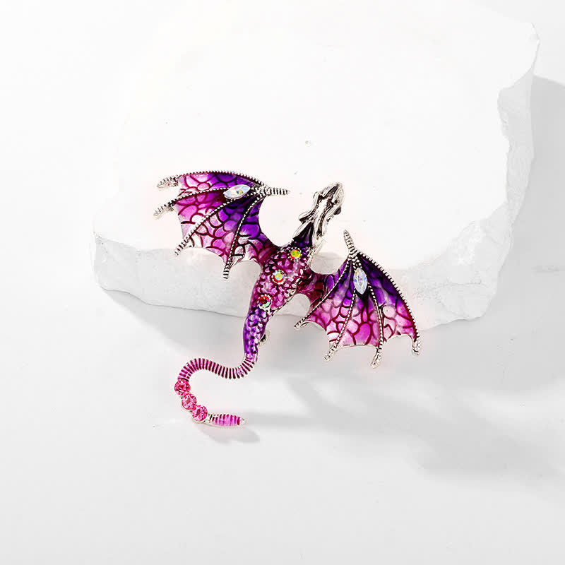 Broche unisexe Legand Flying Dragon