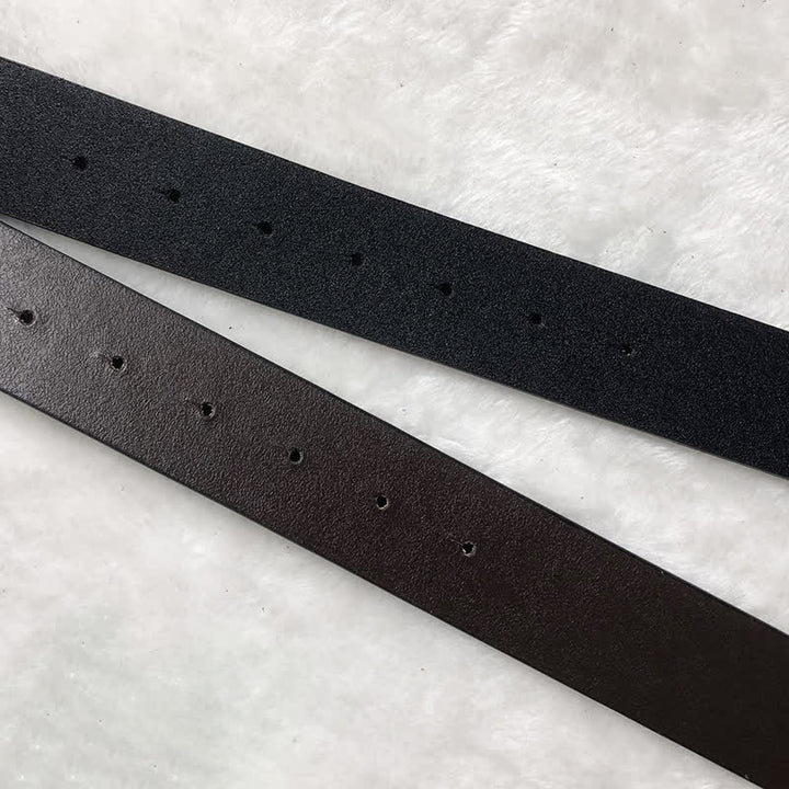 Ceinture en cuir de taureau à longues cornes antiques pour homme