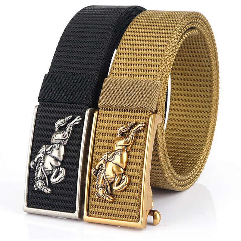 Ceinture d'équitation en nylon pour homme