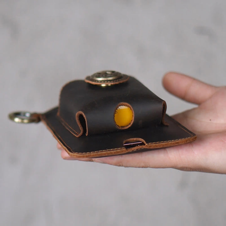 Sac ceinture en cuir à ventouse magnétique pour téléphone Star