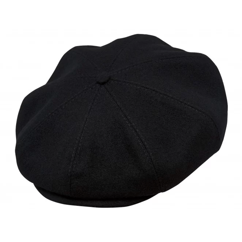 Casquette béret octogonale noire Peaky Blinders