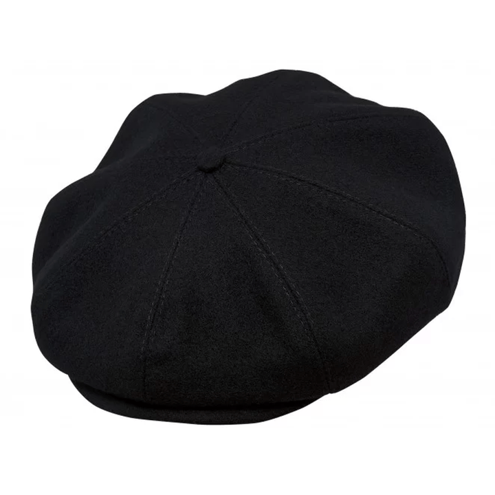 Casquette béret octogonale noire Peaky Blinders