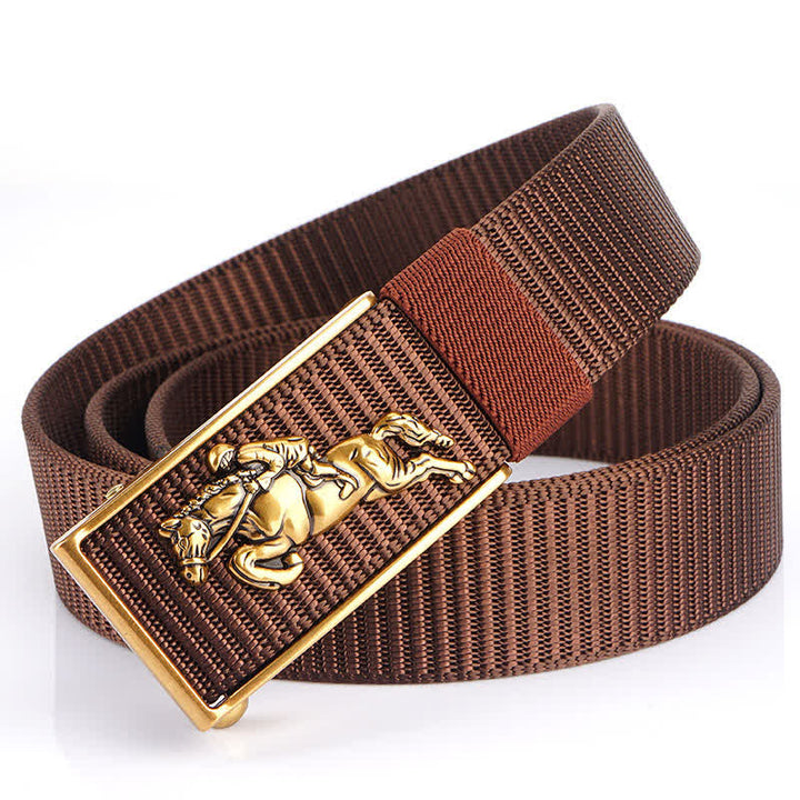 Ceinture d'équitation en nylon pour homme