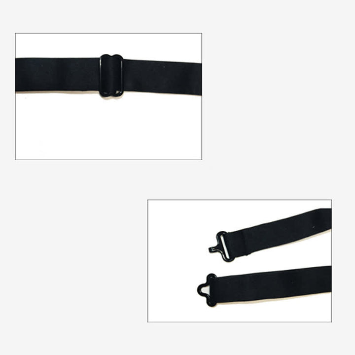 Nœud papillon torsadé à pochette graduée pour homme