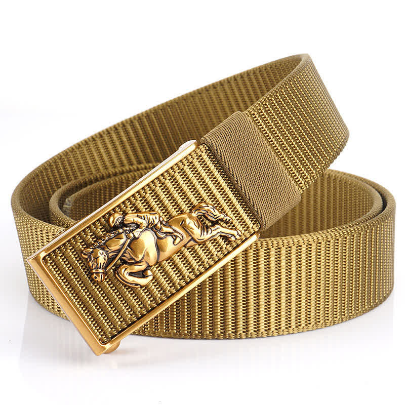 Ceinture d'équitation en nylon pour homme