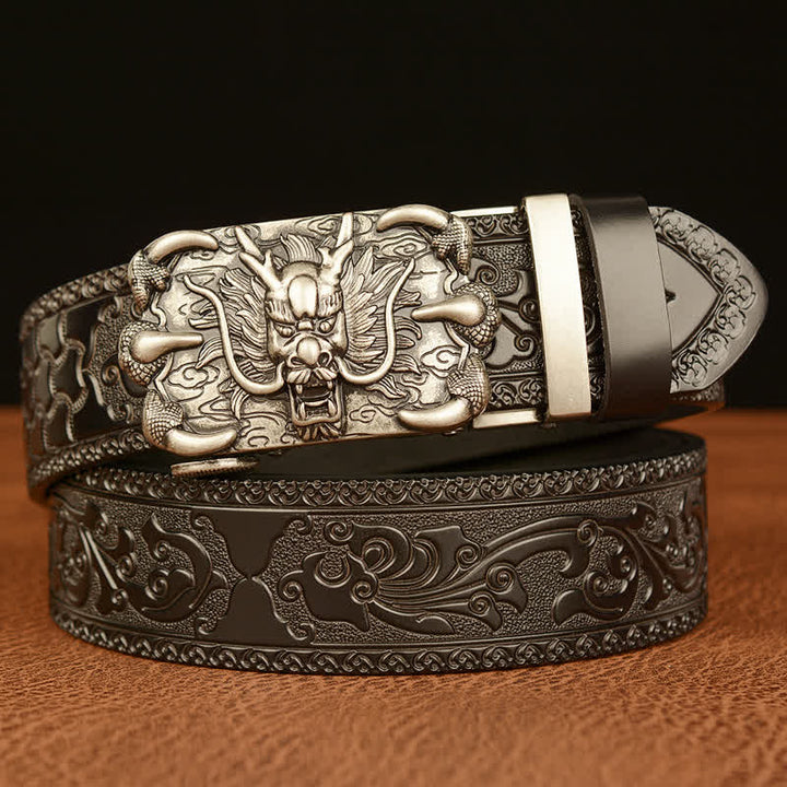 Ceinture en cuir Mighty Dragon Claw pour homme