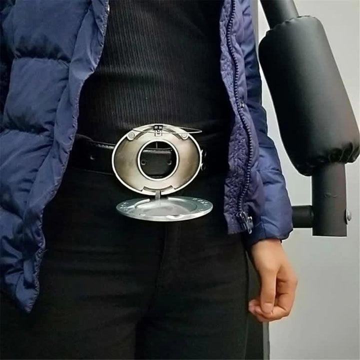 Ceinture en cuir avec boucle créative pour porte-bière et drapeau américain pour homme