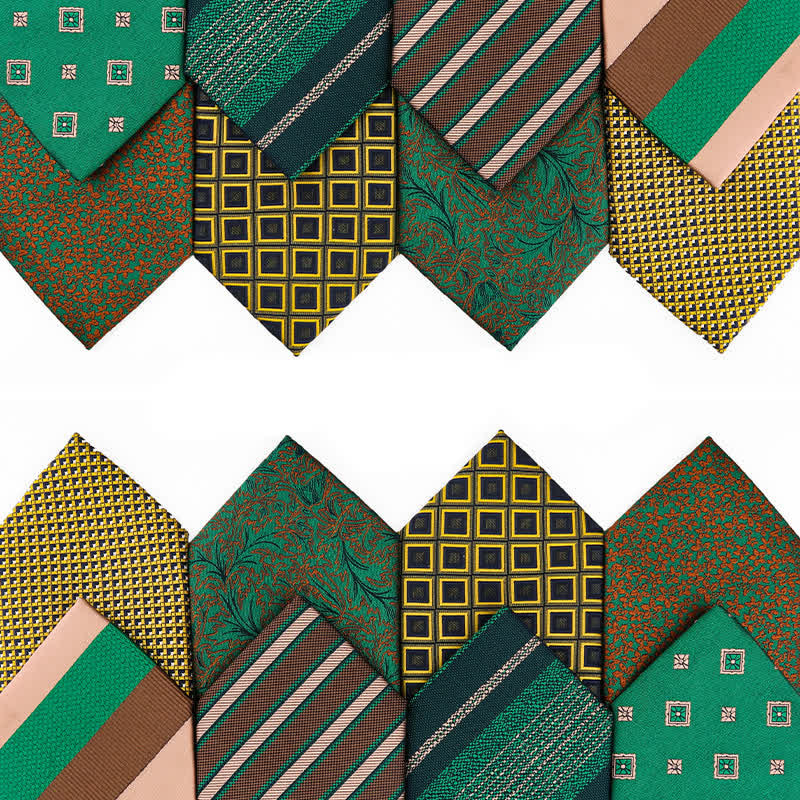 Cravate pour homme de la série Fresh Green & Yellow