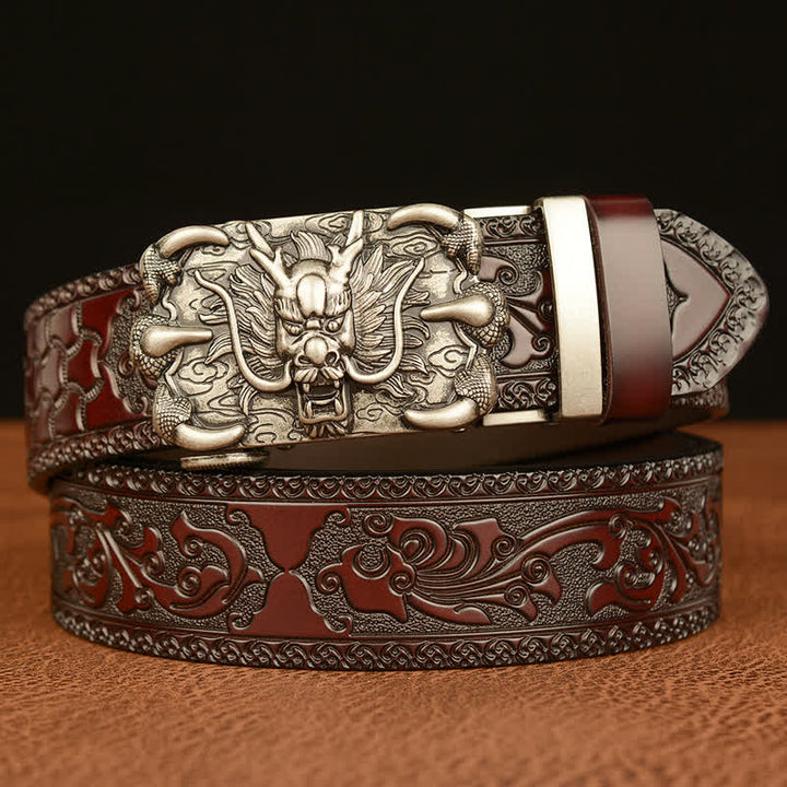 Ceinture en cuir Mighty Dragon Claw pour homme