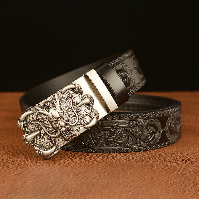 Ceinture en cuir Mighty Dragon Claw pour homme