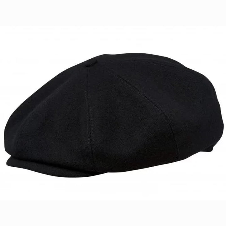 Casquette béret octogonale noire Peaky Blinders