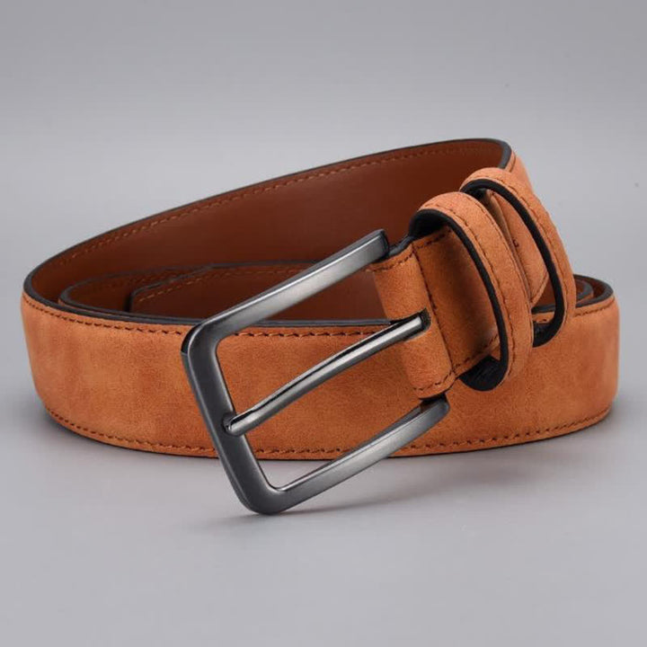 Ceinture en cuir PU mat robuste pour homme