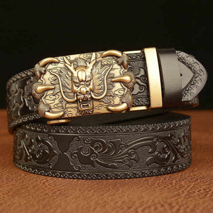 Ceinture en cuir Mighty Dragon Claw pour homme