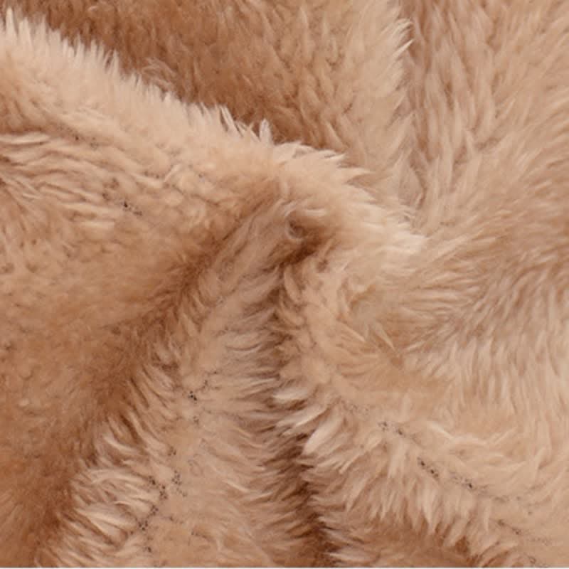 Bonnet tricoté chaud et épais à trois pompons pour femme