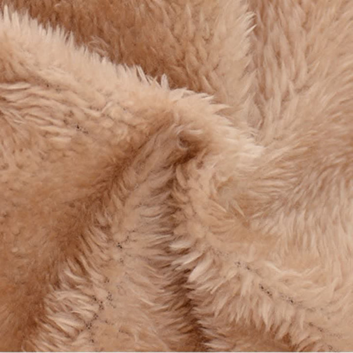 Bonnet tricoté chaud et épais à trois pompons pour femme