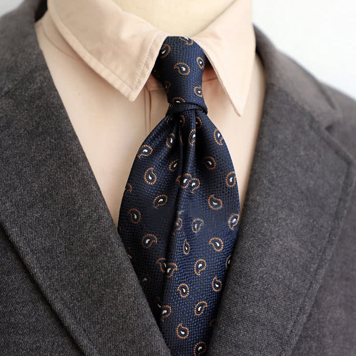 Cravate florale classique et élégante pour homme