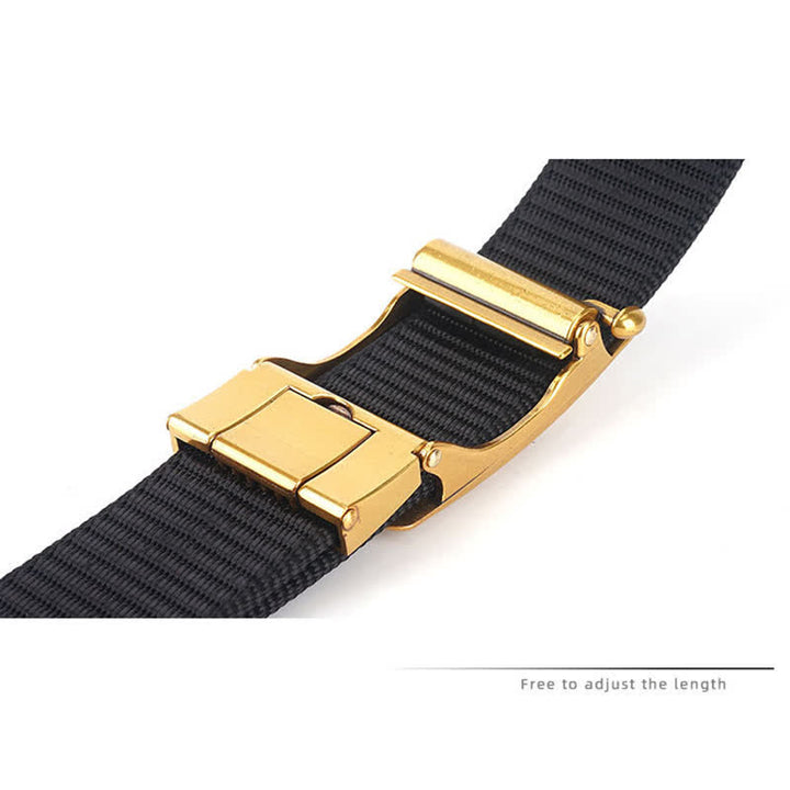 Ceinture en nylon de style rétro pour homme