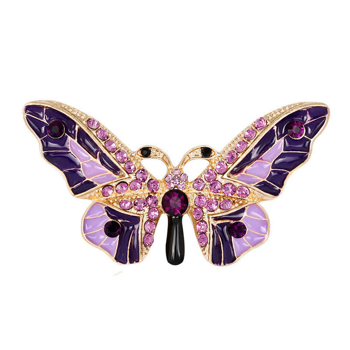 Broche papillon de conte de fées élégante pour femme