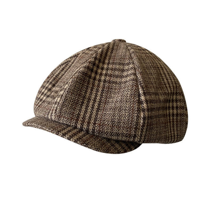 Béret octogonal à carreaux Ivy Gentlemen