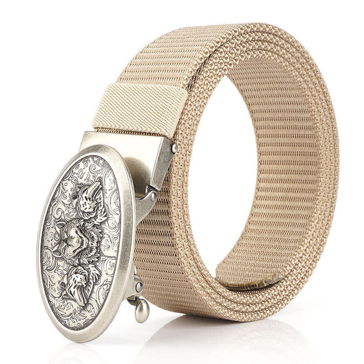 Ceinture en nylon simple pour hommes Hungry Wolves