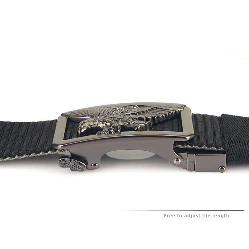 Ceinture en nylon double face Soaring Hawk Eagle pour homme