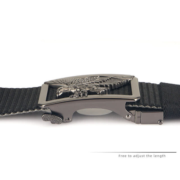 Ceinture en nylon double face Soaring Hawk Eagle pour homme
