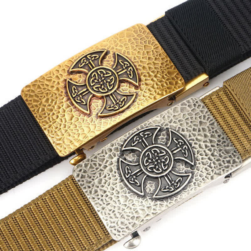 Ceinture en nylon de style rétro pour homme