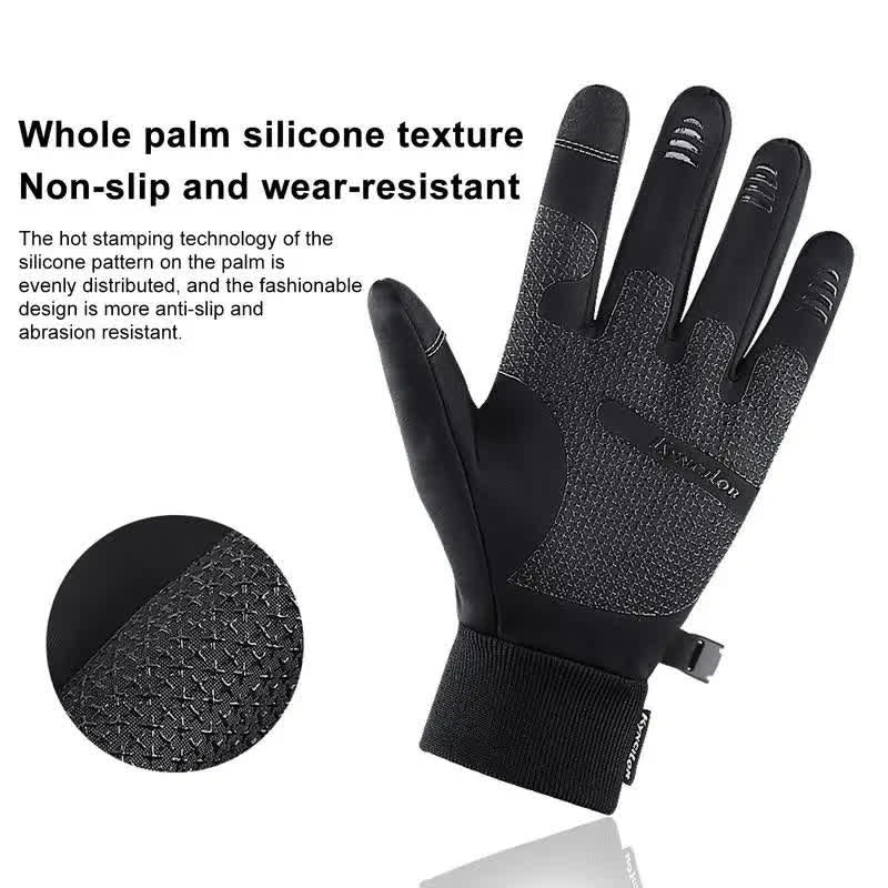 Gants tactiques extensibles pour écran tactile d'équitation d'hiver