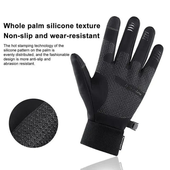 Gants tactiques extensibles pour écran tactile d'équitation d'hiver
