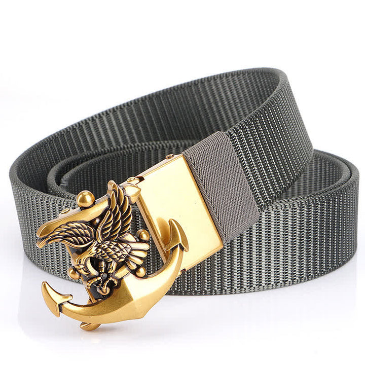 Ceinture en nylon avec ancre d'aigle pour homme