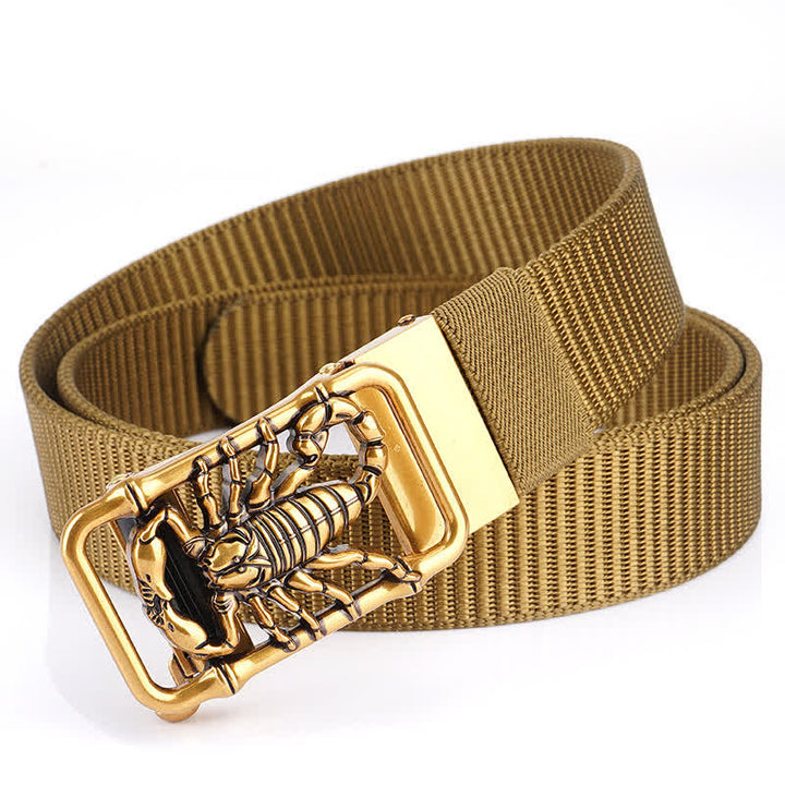 Ceinture simple en nylon pour homme King Scorpion