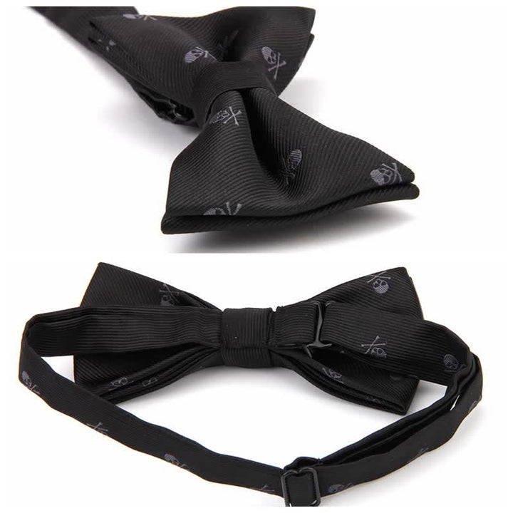 Nœud papillon squelette d'Halloween pour homme