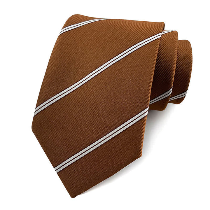 Cravate de bureau traditionnelle à rayures Repp pour homme