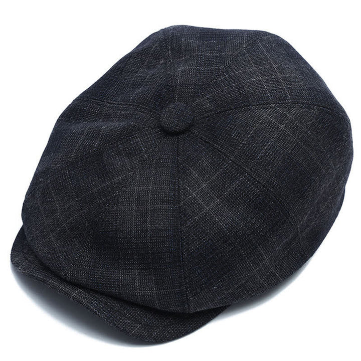 Casquette plaque classique de vendeur de journaux avec béret à cache-oreilles