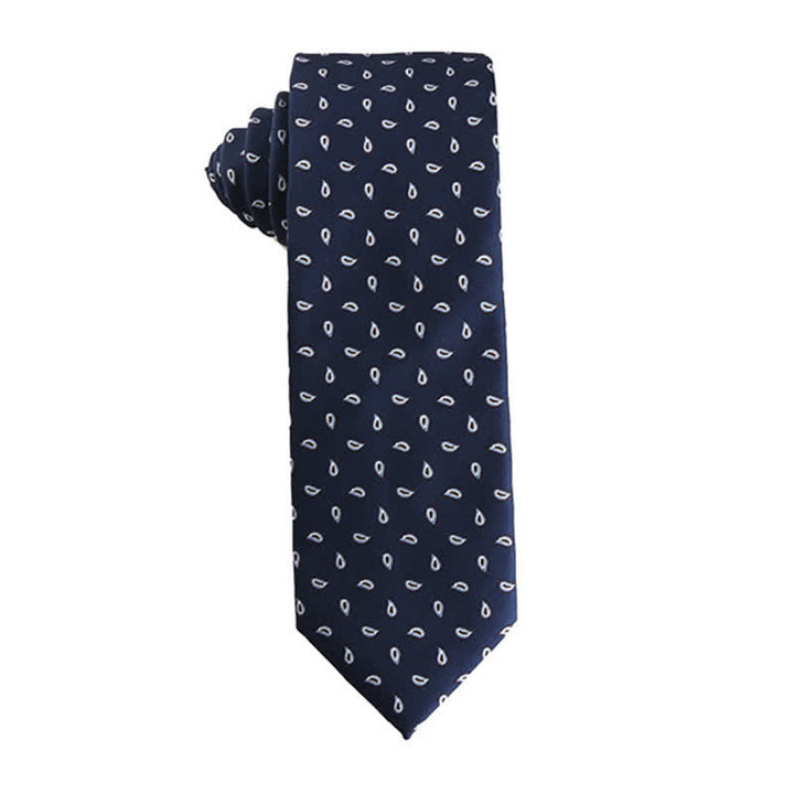 Cravate pour homme de la série Dynamic Shade of Blue - Goutte d'eau - image 5