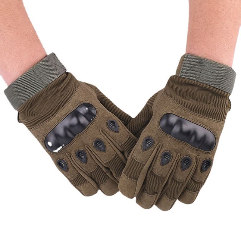Gants tactiques épais doublés de polaire pour moto