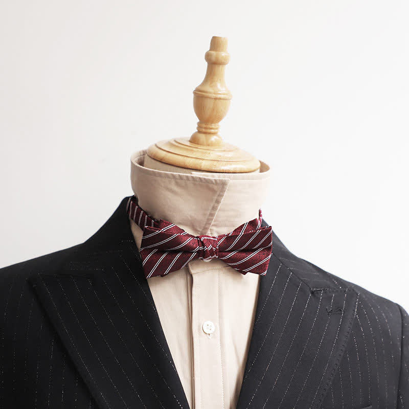 Nœud papillon Gentleman pour homme de la série Burgundy