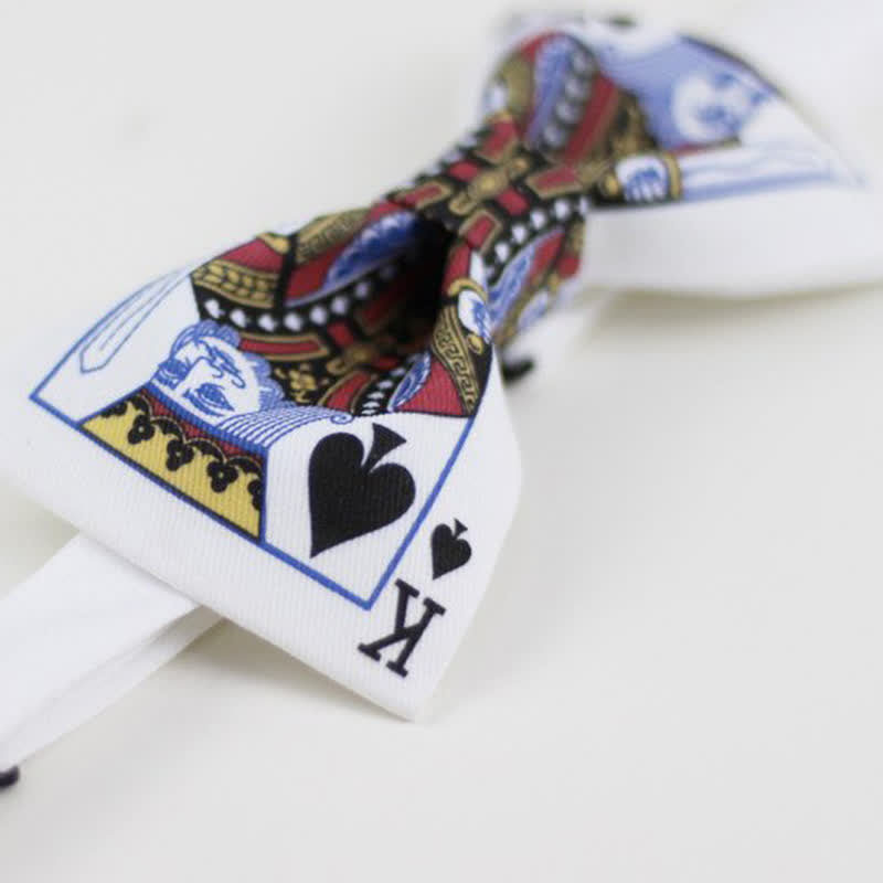 Nœud papillon pour homme Le Roi de pique