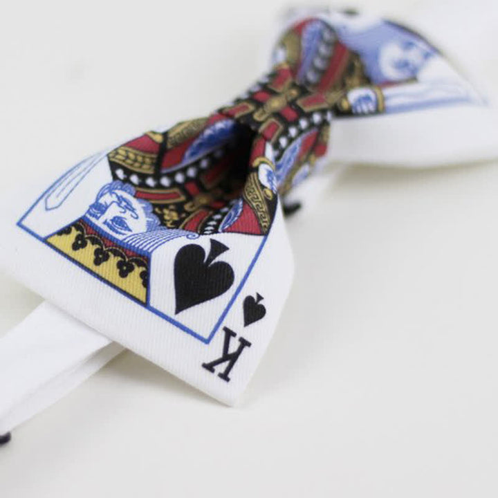 Nœud papillon pour homme Le Roi de pique