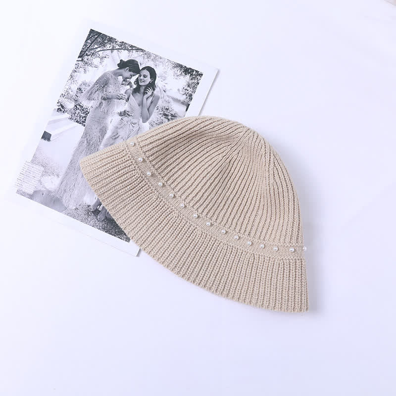 Chapeau bob à perles pour femme pour les vacances