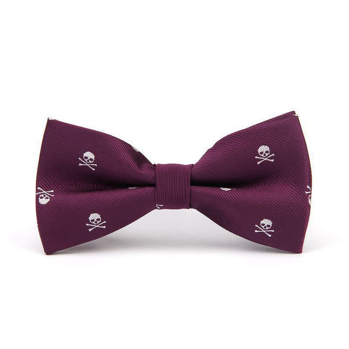 Nœud papillon squelette d'Halloween pour homme