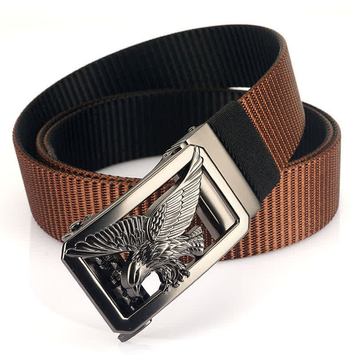 Ceinture en nylon double face Soaring Hawk Eagle pour homme