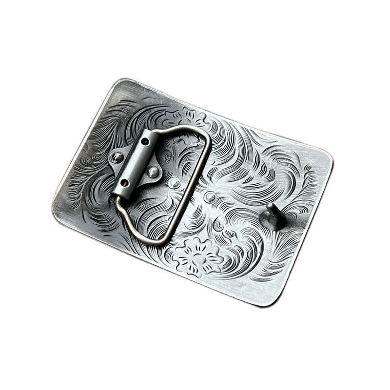 Ceinture en cuir à boucle Weathern DIY pour homme