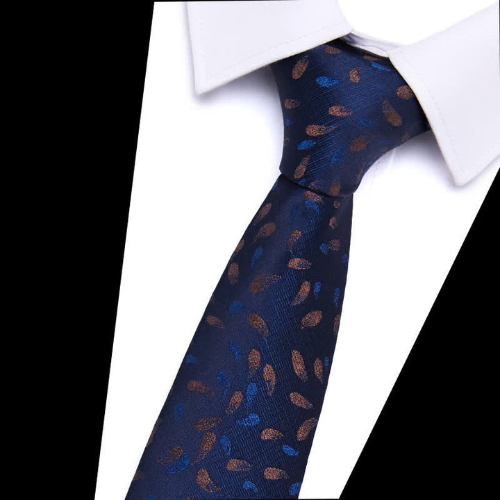 Cravate florale à feuilles botaniques pour homme - Feuilles - image 3