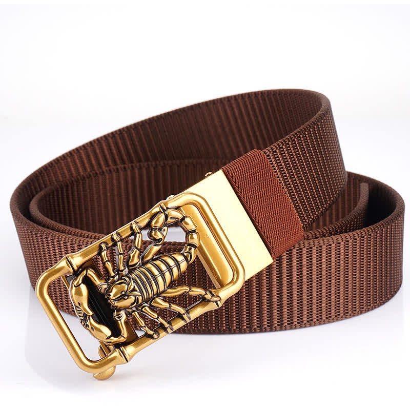 Ceinture simple en nylon pour homme King Scorpion